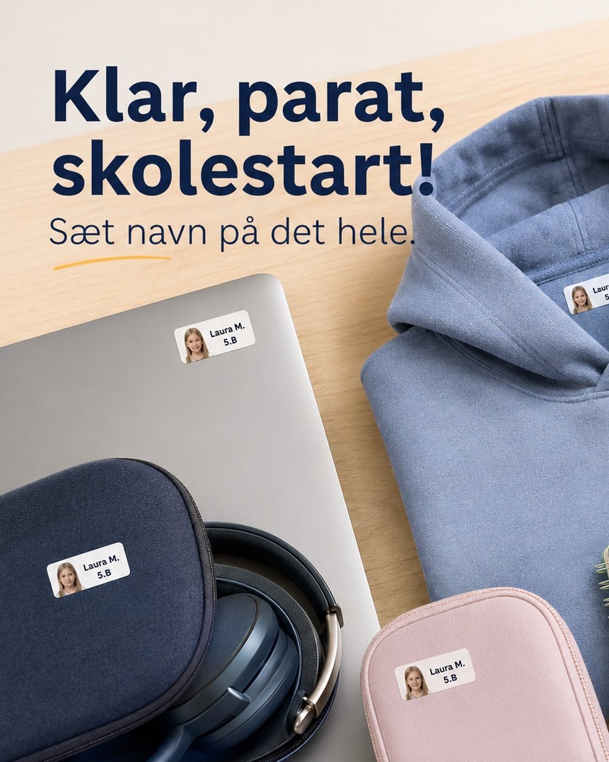 Små mærker. Stor forskel. 🔑

Personlige navneklistermærker til alt det, dit barn tager med i skole.
✏️📘🎒👟👕

#skolestart #opmærkningtilskole #førsteskoledag #ikastetiketgørdetlet
